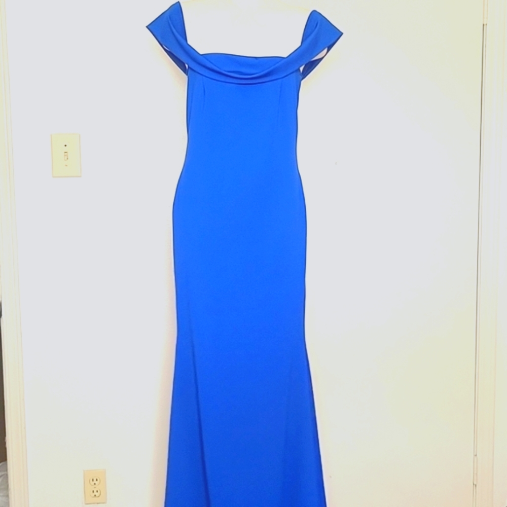 Women Elegant Back Ruffles Sexy Off Shoulder Gown Maxi Evening Party Mer…